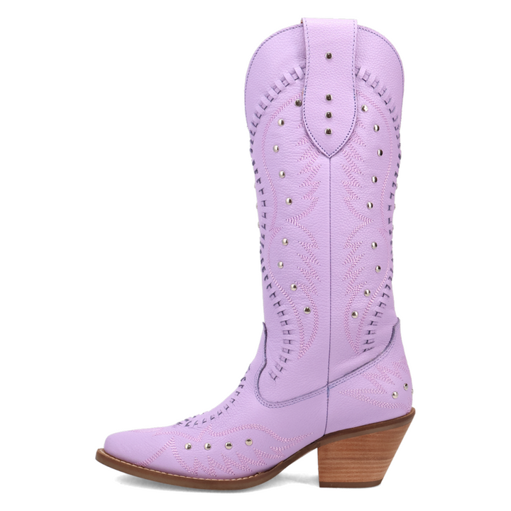 Online Exclusive | Dingo | Pretty 'N Pink Leather Boot in Lavender Purple **PREORDER