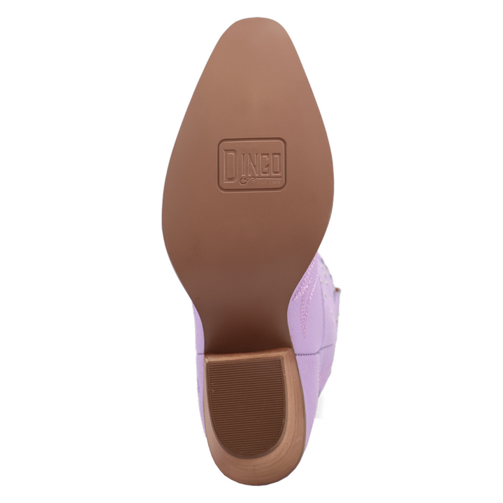 Online Exclusive | Dingo | Pretty 'N Pink Leather Boot in Lavender Purple **PREORDER