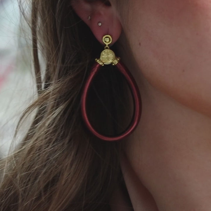 BuDhaGirl | All Weather Earrings in Merlot