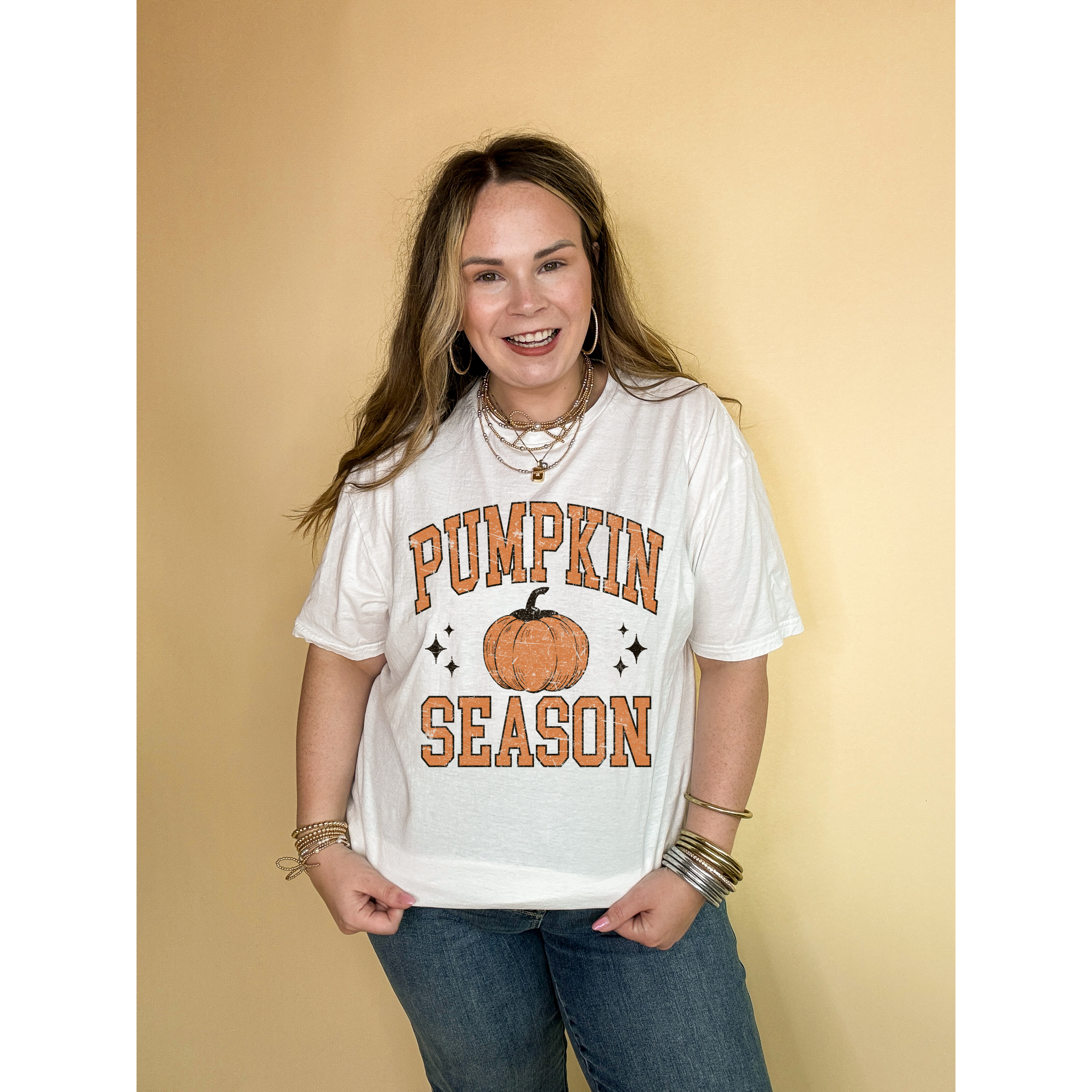 Online Exclusive | Pumpkin Season Graphic Tee in Multiple Color Options