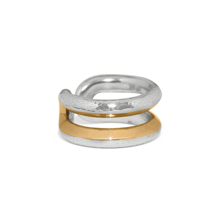 Brighton | Medici Two Tone Ring in Silver and Gold