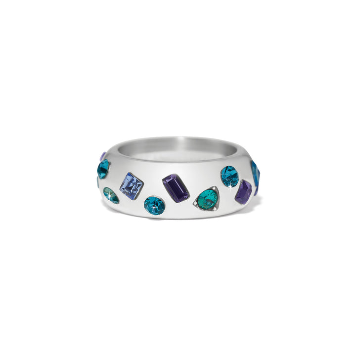 Brighton | Love Messages B Radiant Ring in Silver and Multicolor