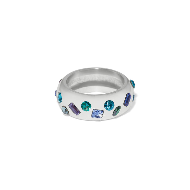 Brighton | Love Messages B Radiant Ring in Silver and Multicolor