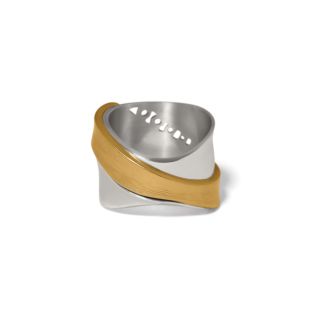 Brighton | Inner Circle Band Ring in Silver and Gold