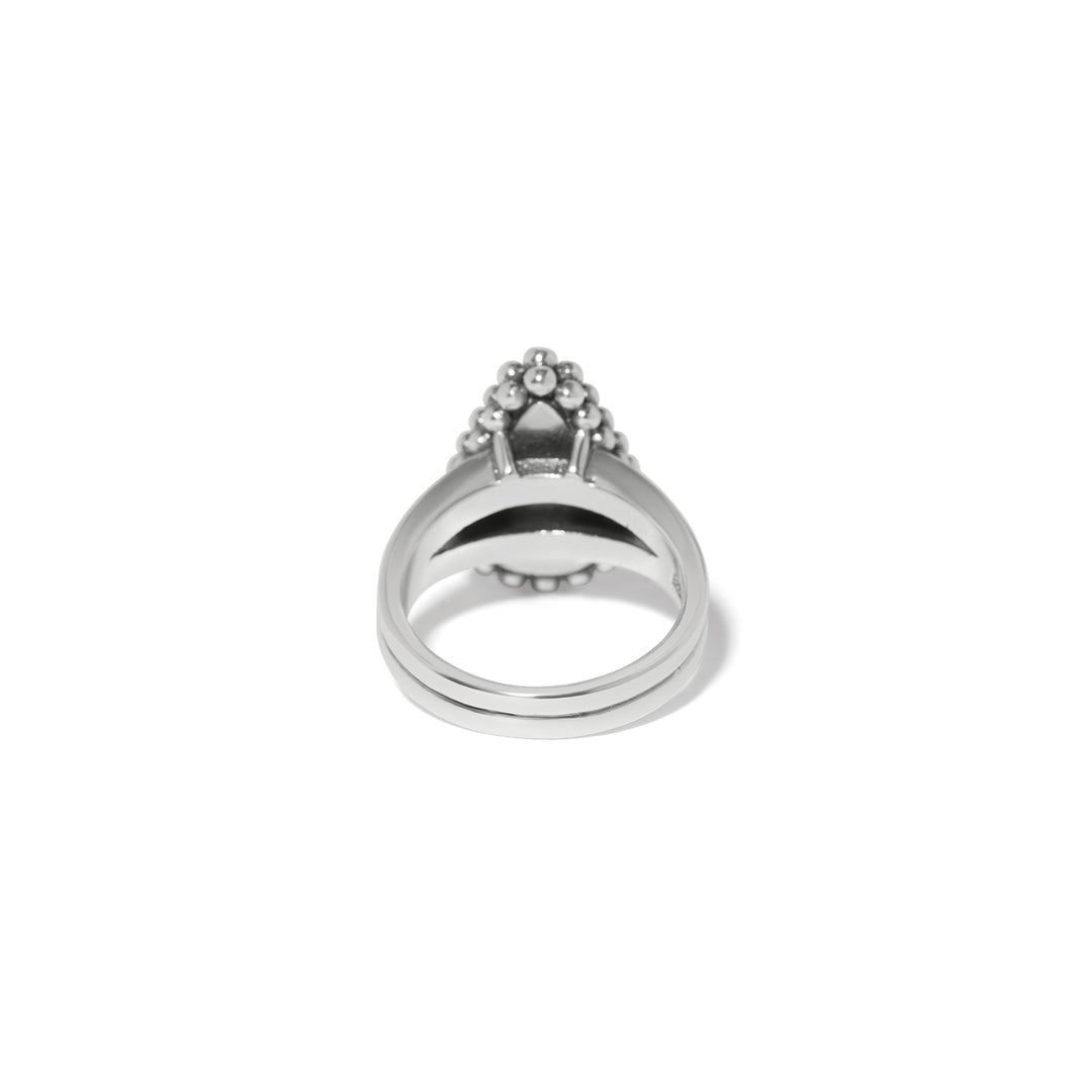 Brighton | Twinkle Luxe Teardrop Ring in Silver and Blue