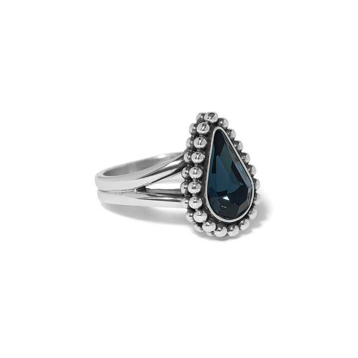 Brighton | Twinkle Luxe Teardrop Ring in Silver and Blue