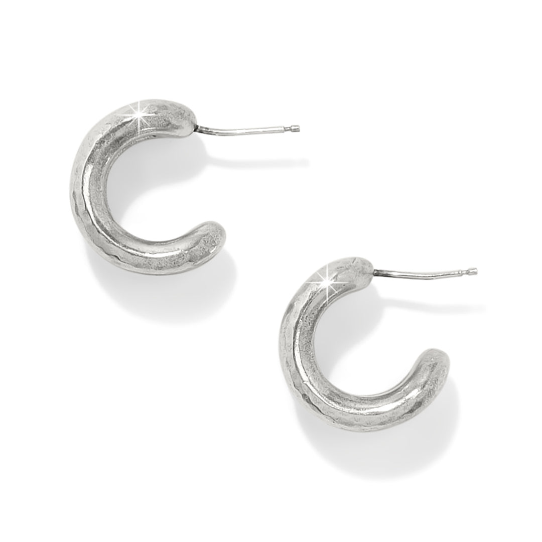 Brighton | Medici Two Tone Hoop Earrings in Silver and Gold Tone