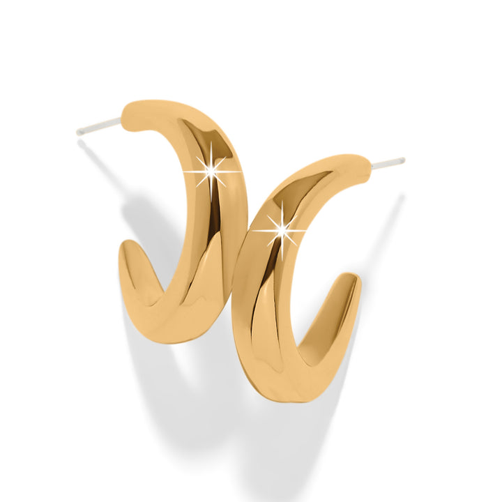 Brighton | Cascade Rio Hoop Earrings in Gold Tone