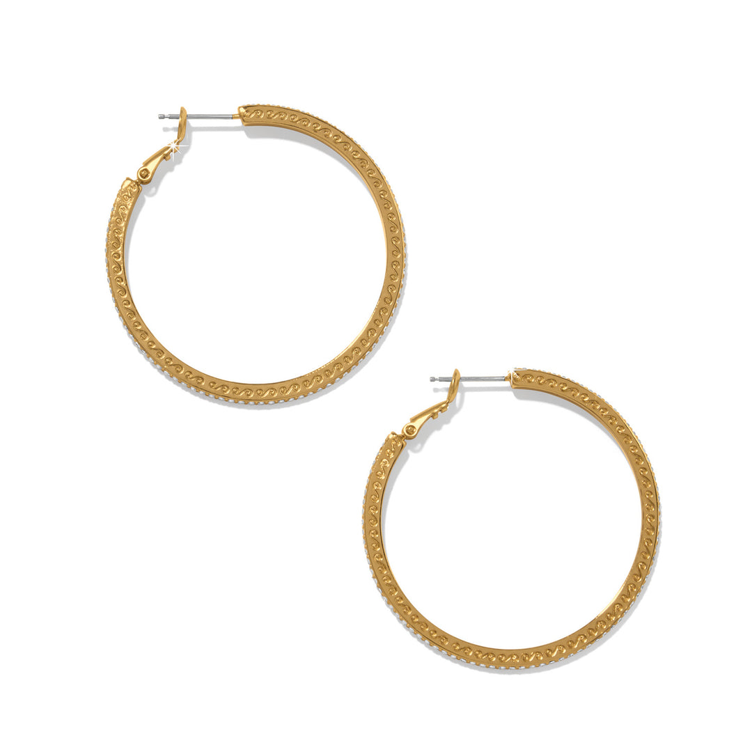 Brighton | Meridian Thin Large Hoop in Gold Tone