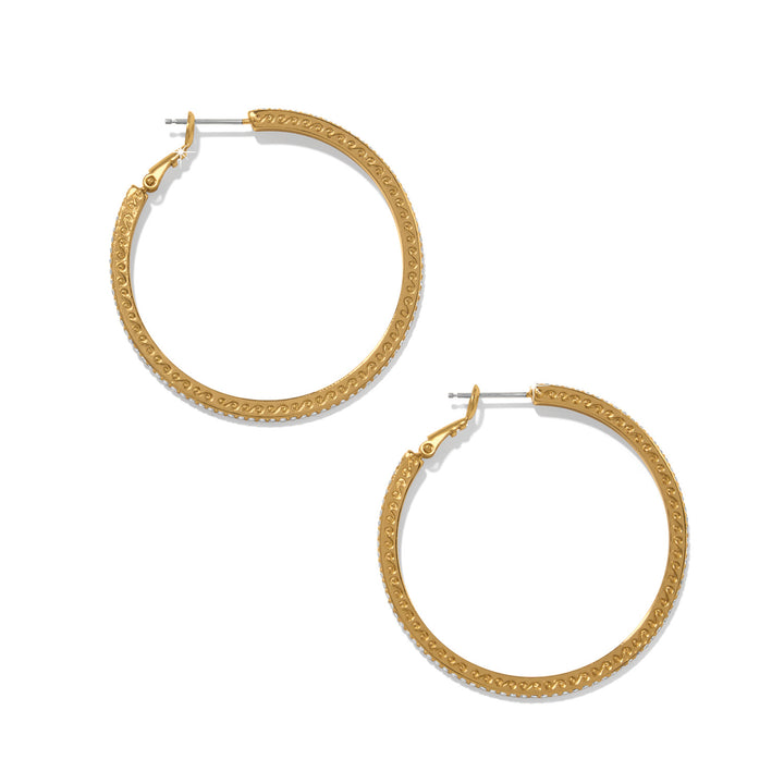 Brighton | Meridian Thin Large Hoop in Gold Tone