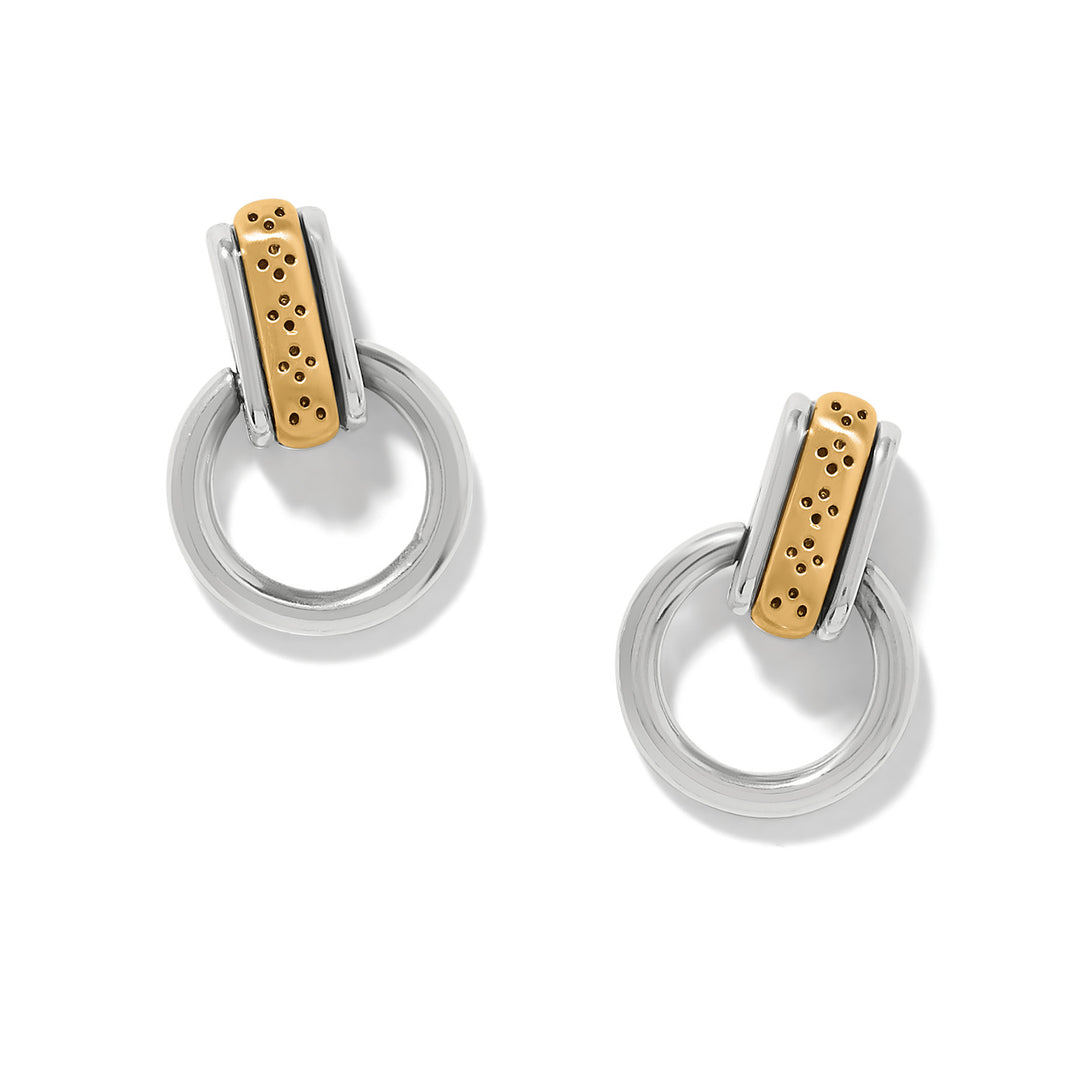 Brighton | Mosaic Mini Post Drop Earrings in Two Tone