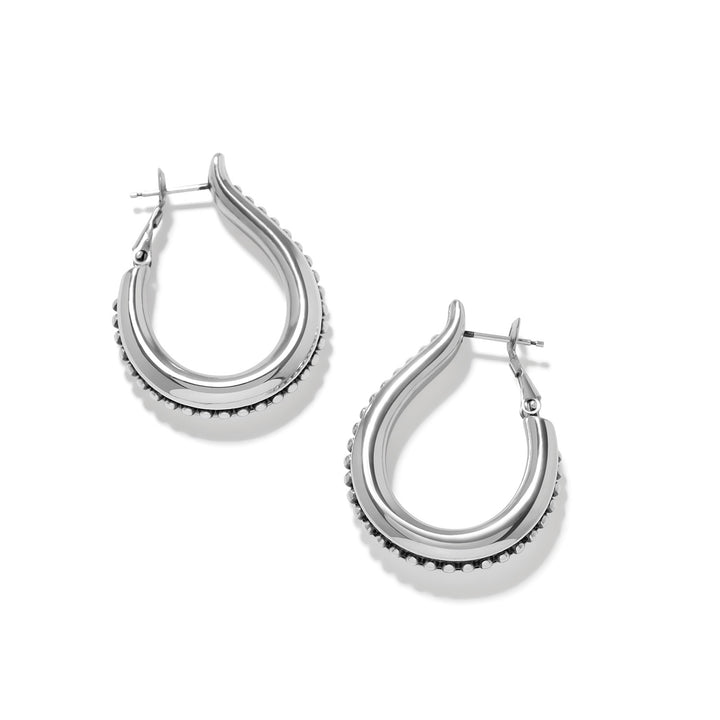 Brighton | Pretty Tough Arch Bold Hoop Earrings in Silver