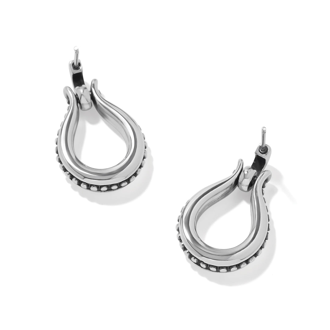 Brighton | Pretty Tough Arch Bold Post Drop Earrings in Silver