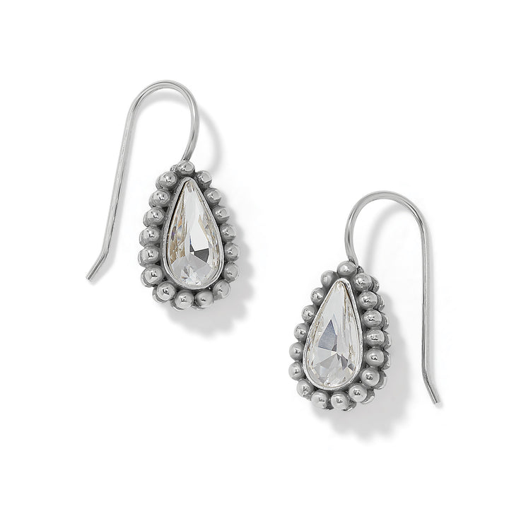 Brighton | Twinkle Luxe Teardrop French Wire Earrings in Silver
