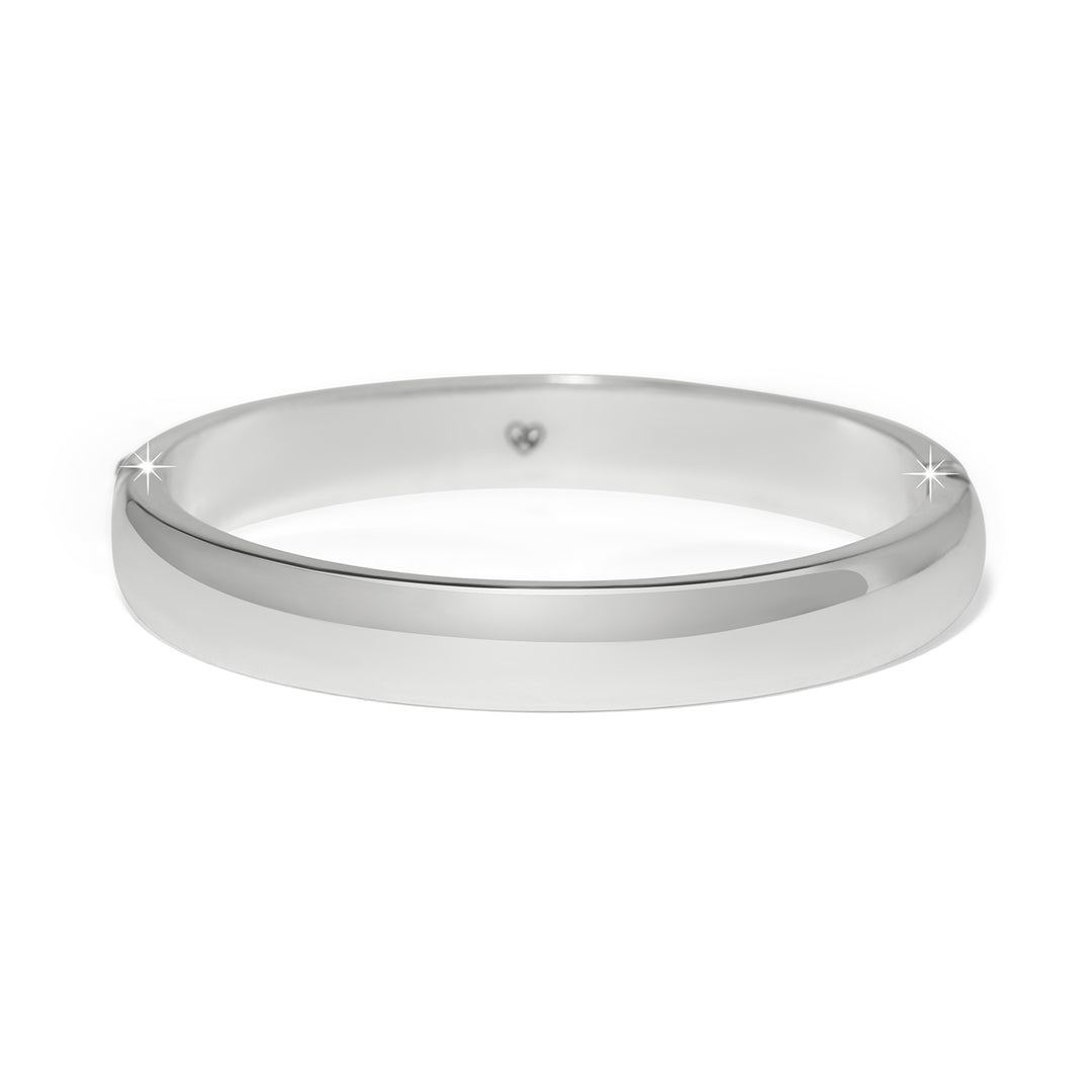 Brighton | Love Messages B Radiant Bright Hinged Bangle in Silver and Multicolor