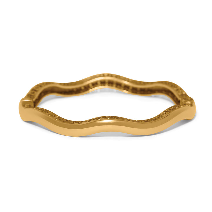 Brighton | Inner Circle Slim Hinged Bangle in Gold