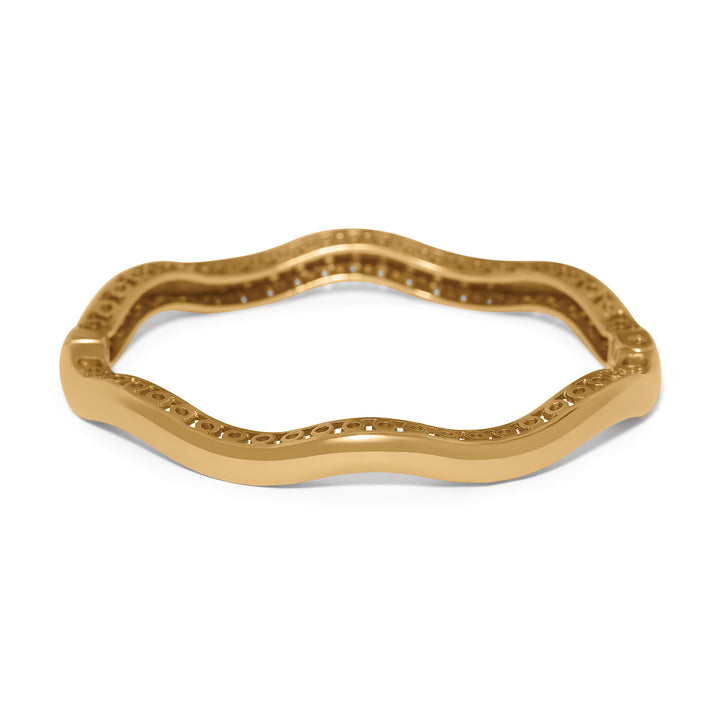 Brighton | Inner Circle Slim Hinged Bangle in Gold