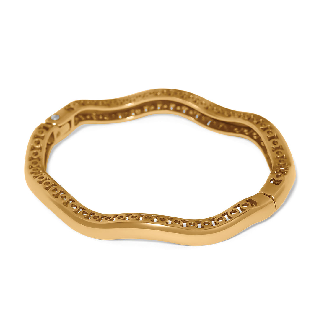 Brighton | Inner Circle Slim Hinged Bangle in Gold