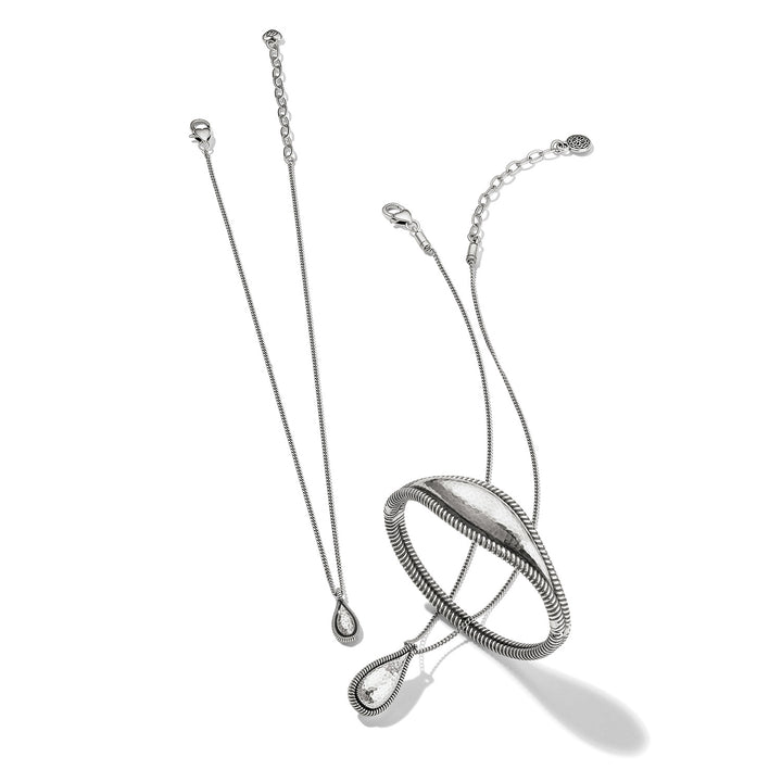 Brighton | Ferrara La Crima Petite Drop Pendant Necklace in Silver Tone