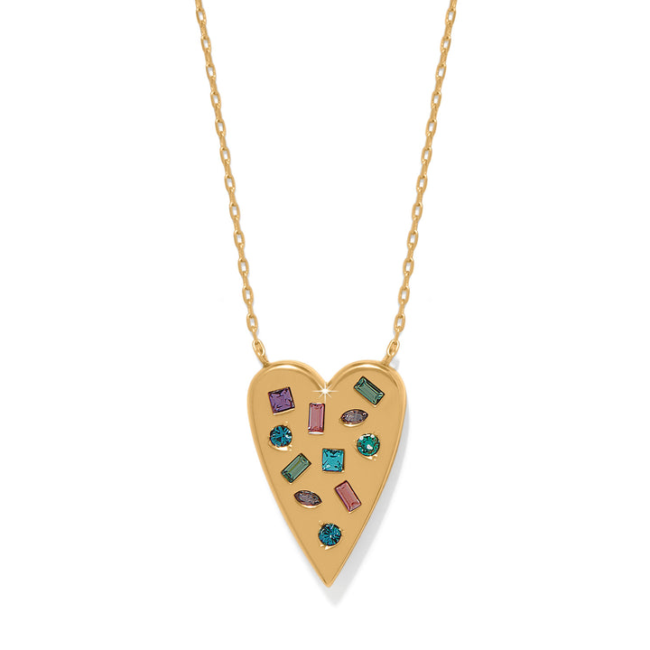 Brighton | Love Messages B Radiant Bright Necklace in Gold and Multicolor