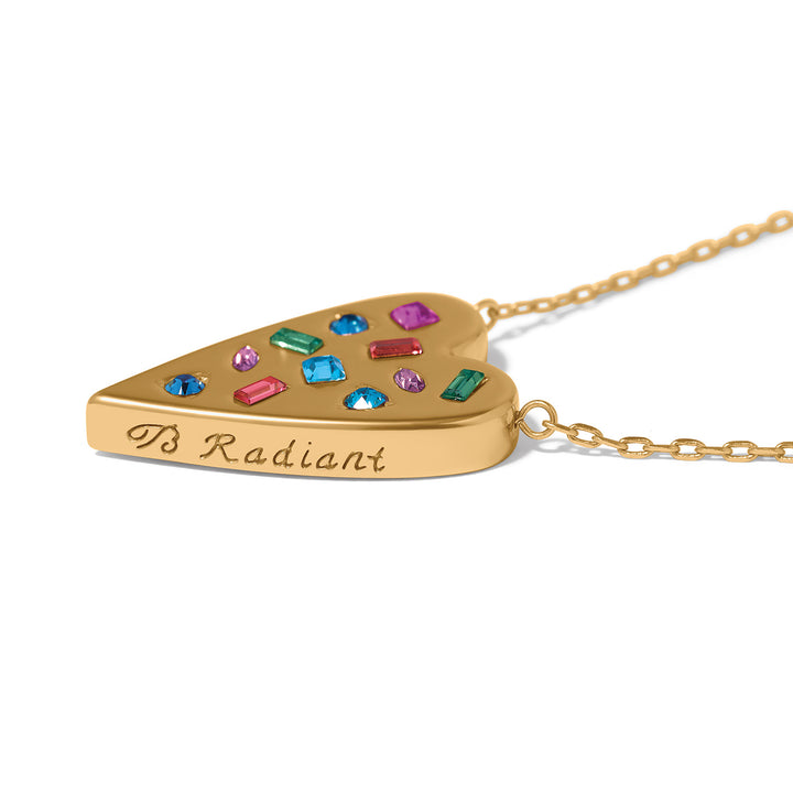 Brighton | Love Messages B Radiant Bright Necklace in Gold and Multicolor