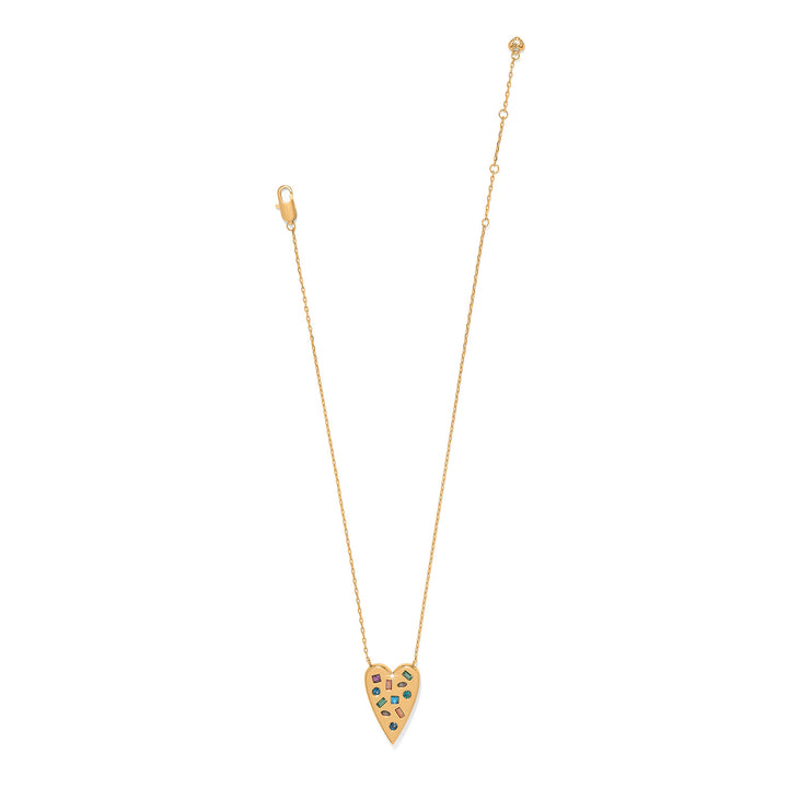 Brighton | Love Messages B Radiant Bright Necklace in Gold and Multicolor