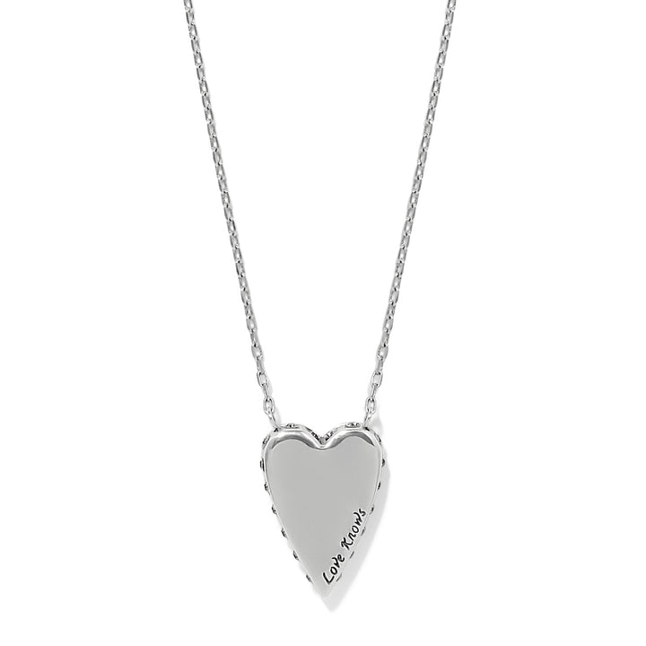 Brighton | Love Messages Love Knows Necklace in Silver and Blue