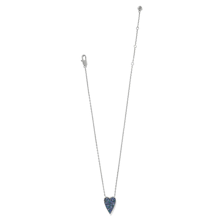 Brighton | Love Messages Love Knows Necklace in Silver and Blue