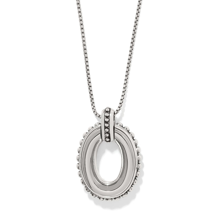 Brighton | Pretty Tough Link Pendant Necklace in Silver Tone