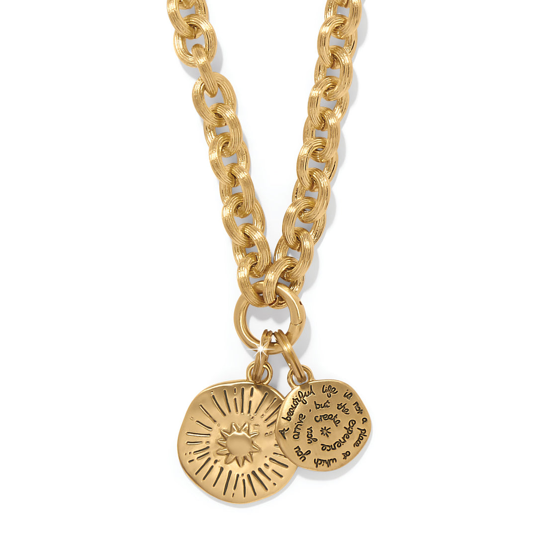 Brighton | Token Lavish Link Charm Necklace in Gold