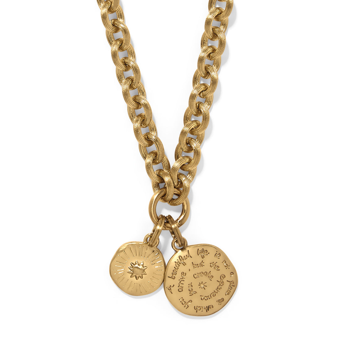Brighton | Token Lavish Link Charm Necklace in Gold