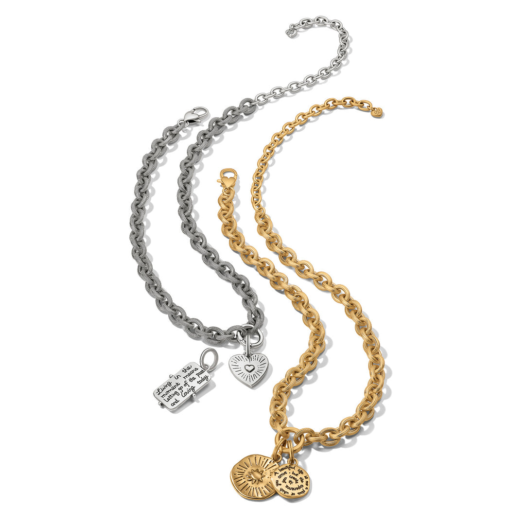 Brighton | Token Lavish Link Charm Necklace in Gold