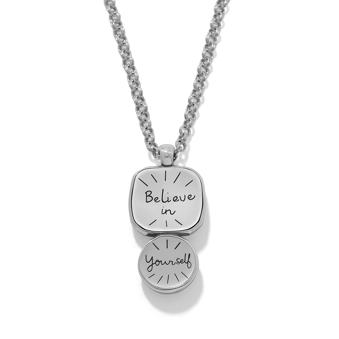 Brighton | Kosmos Kaliedo Duo Necklace in Silver - Giddy Up Glamour Boutique