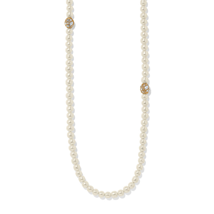 Brighton | Trust Your Journey Long Pearl Necklace in Gold and Pearl - Giddy Up Glamour Boutique