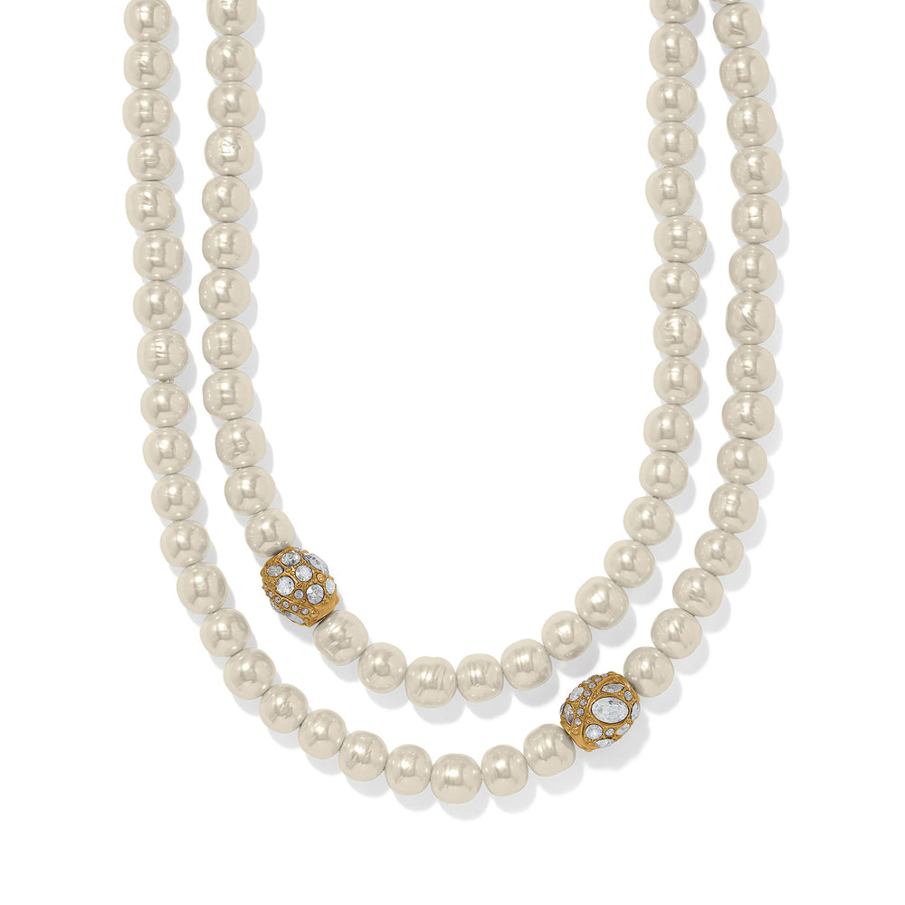 Brighton | Trust Your Journey Long Pearl Necklace in Gold and Pearl - Giddy Up Glamour Boutique