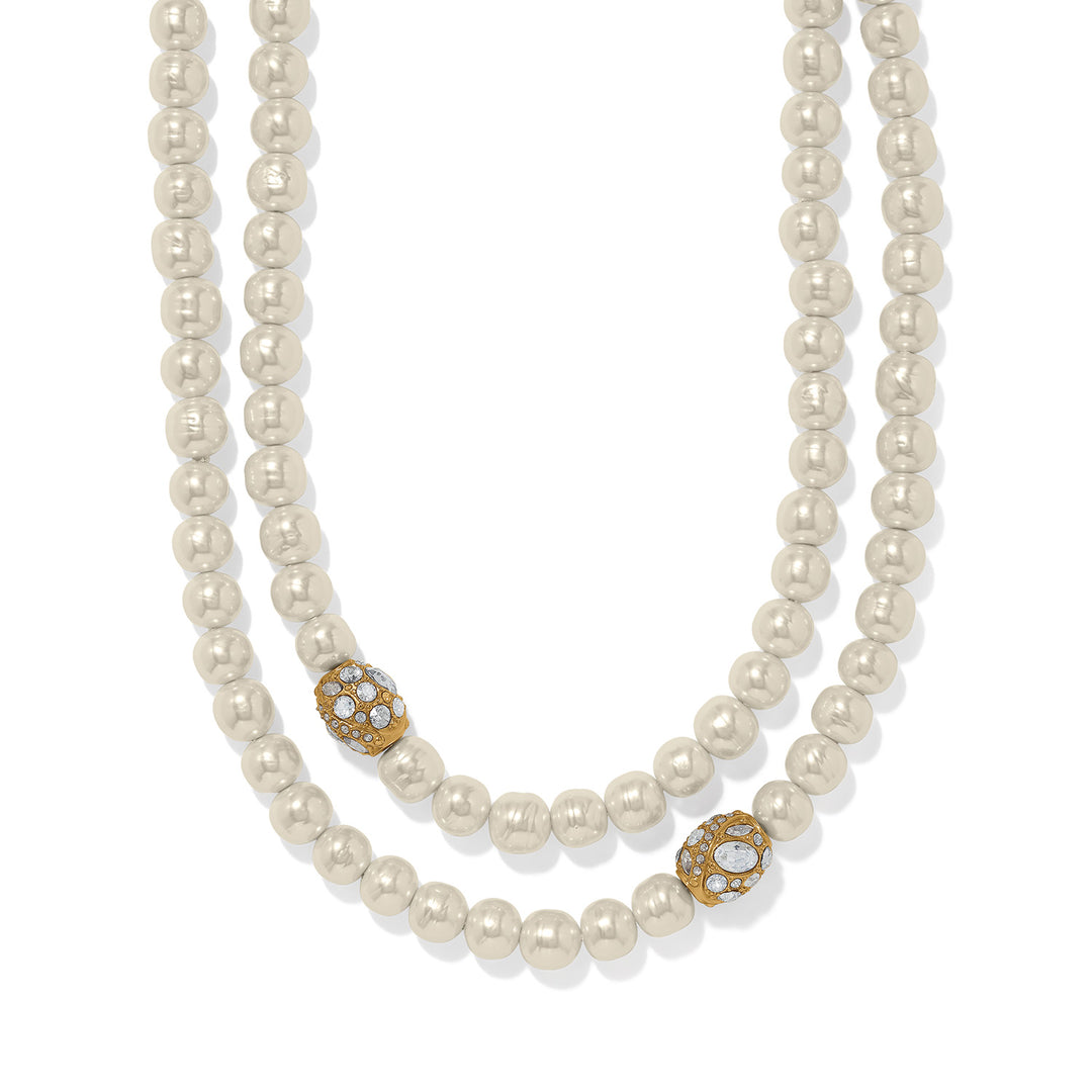 Brighton | Trust Your Journey Long Pearl Necklace in Gold and Pearl - Giddy Up Glamour Boutique