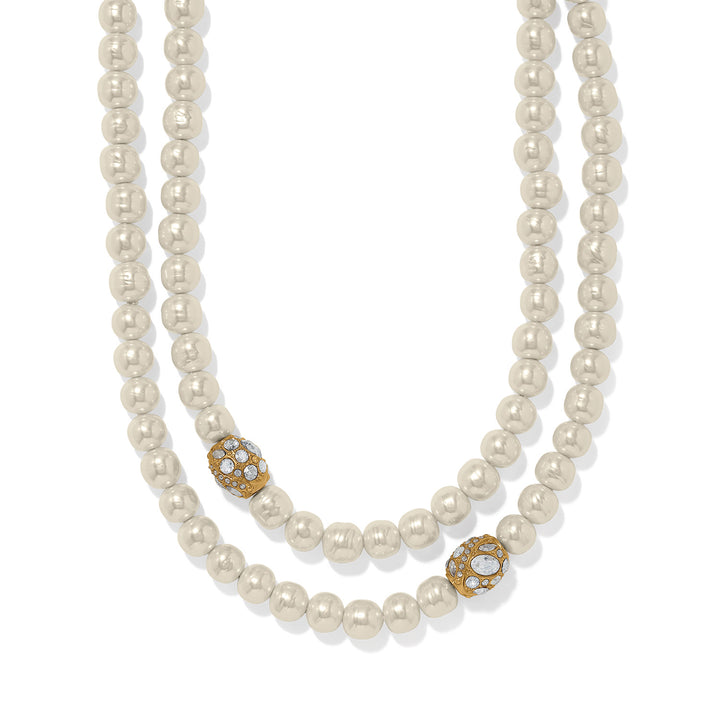 Brighton | Trust Your Journey Long Pearl Necklace in Gold and Pearl - Giddy Up Glamour Boutique