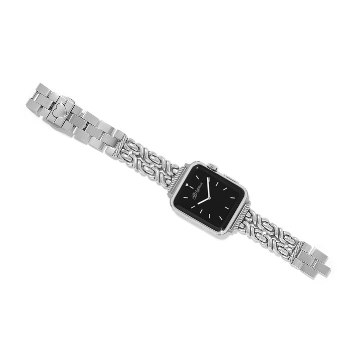 Brighton | Interlok Twist Watch Band in Silver
