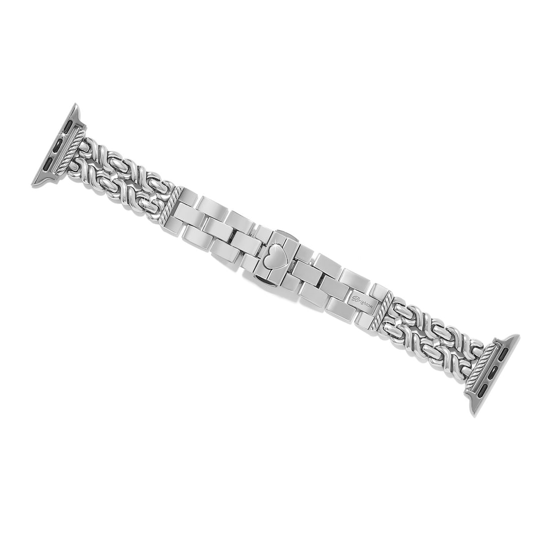 Brighton | Interlok Twist Watch Band in Silver