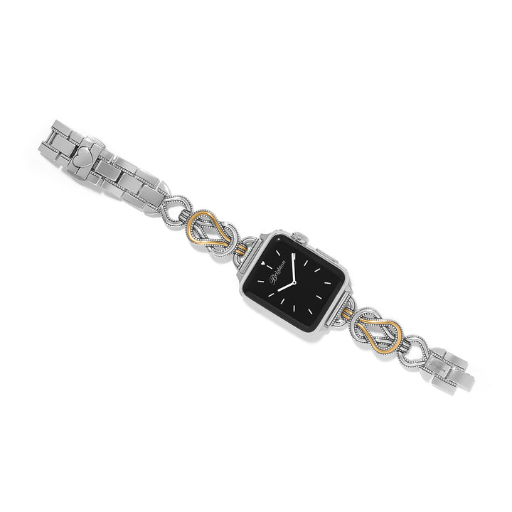 Brighton | Interlok Harmony Two Tone Watch Band in Silver and Gold
