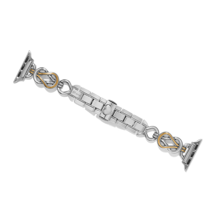 Brighton | Interlok Harmony Two Tone Watch Band in Silver and Gold