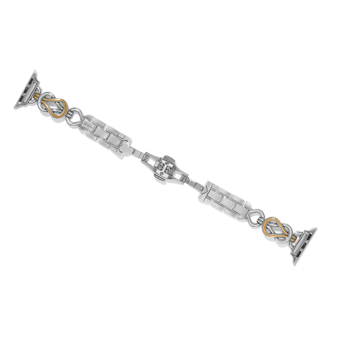 Brighton | Interlok Harmony Two Tone Watch Band in Silver and Gold
