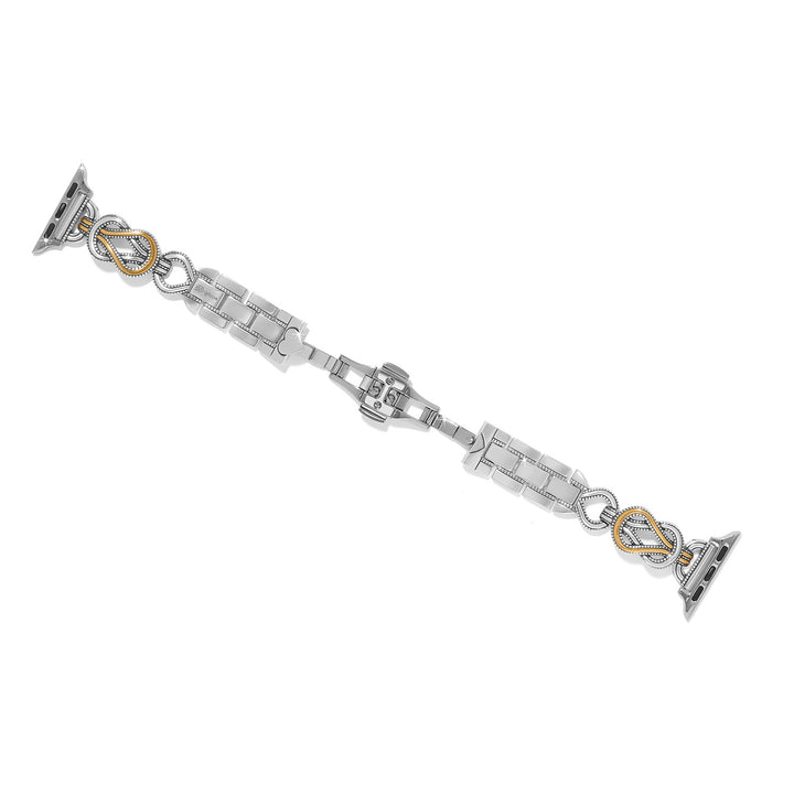 Brighton | Interlok Harmony Two Tone Watch Band in Silver and Gold