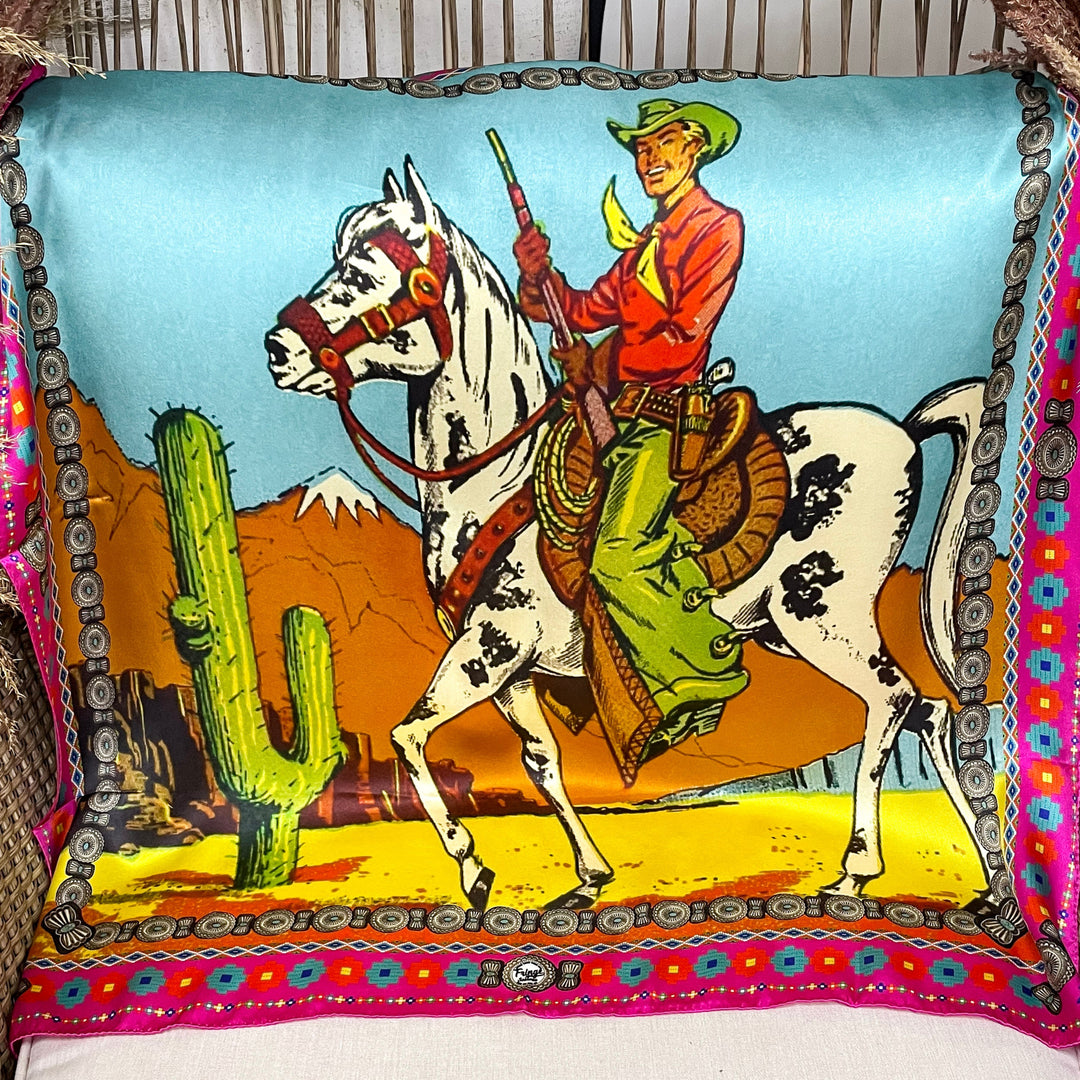 Fringe Scarves | Ranger Old Time Western Wild Rag in Pink