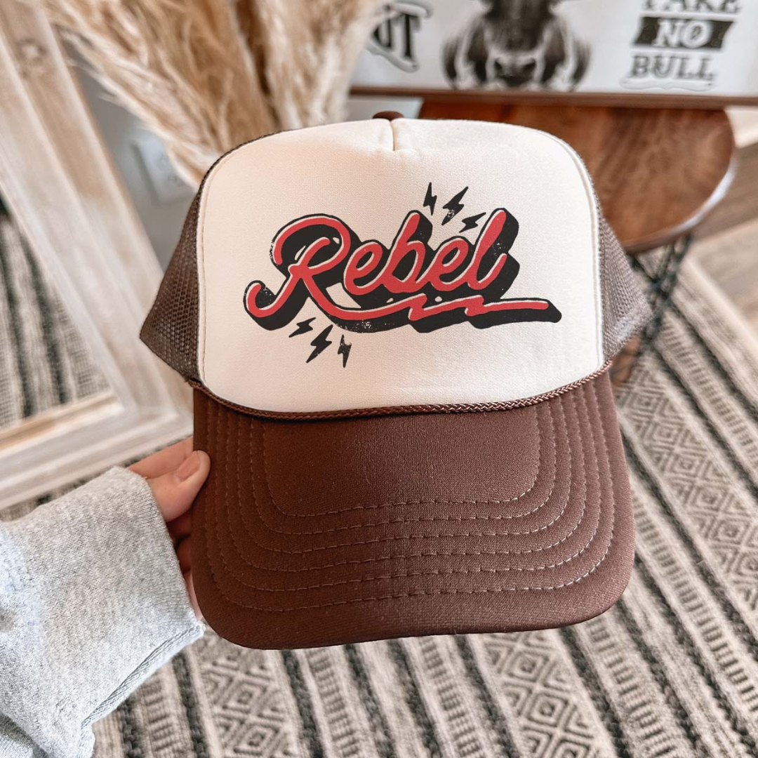 Online Exclusive | Rebel Trucker Cap in Brown