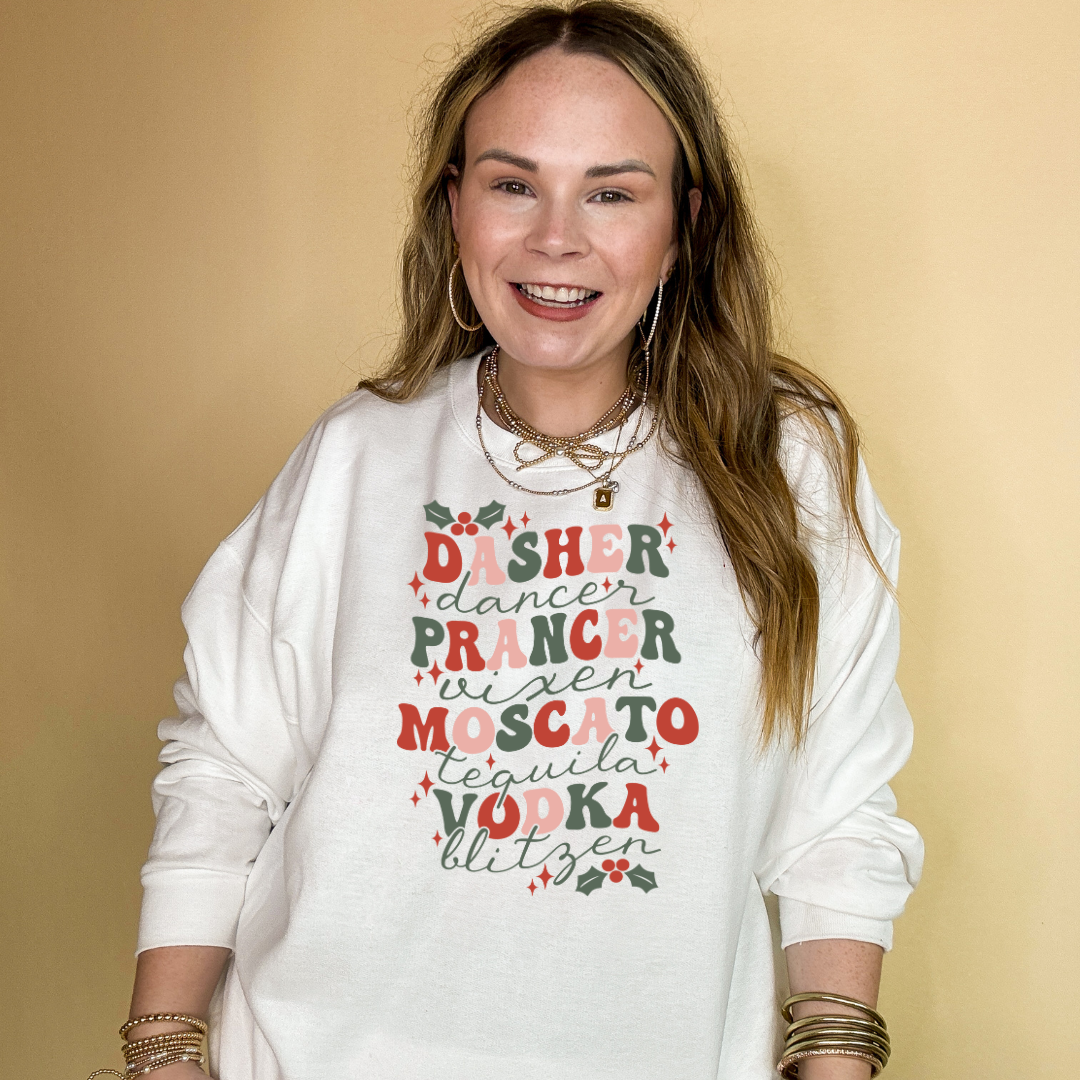 Online Exclusive | Reindeer Refreshments Graphic Sweatshirt in Multiple Color Options