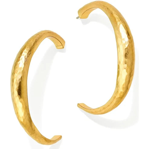 Brighton | Reine Hoop in Gold Tone - Giddy Up Glamour Boutique