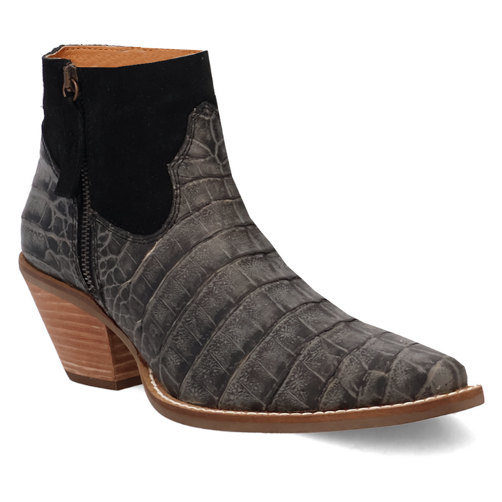 Online Exclusive | Dingo | Rickie Leather Boots in Black **PREORDER