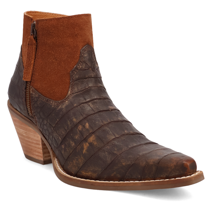 Online Exclusive | Dingo | Rickie Leather Boots in Brown **PREORDER
