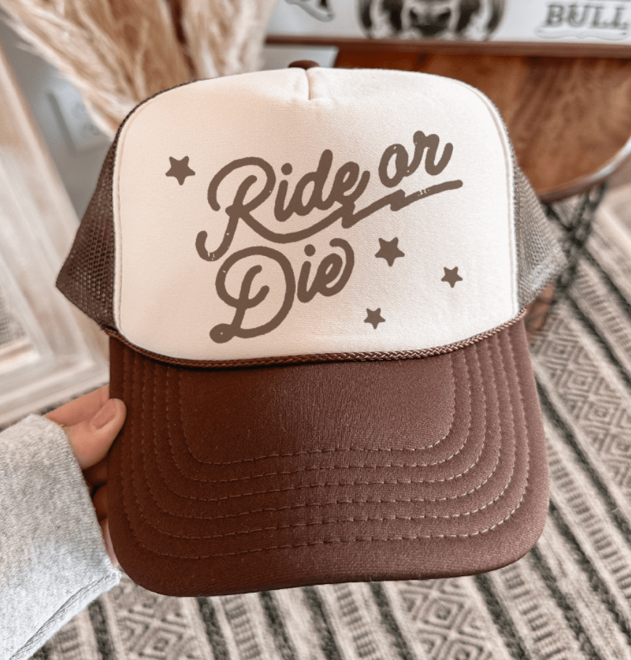 Made to Order | Ride or Die Trucker Hat in Multiple Color Options